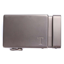 gun metal belt buckle