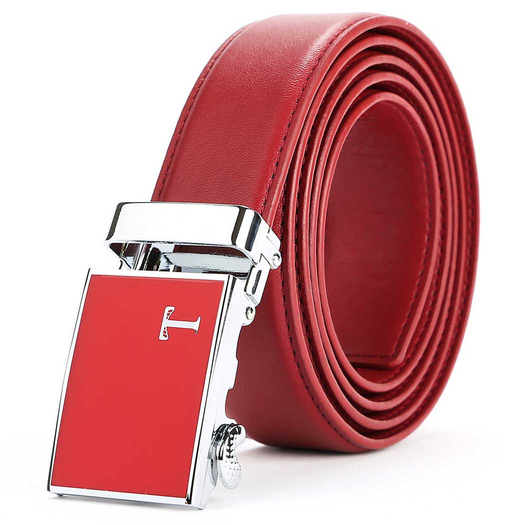 red designer belt mens