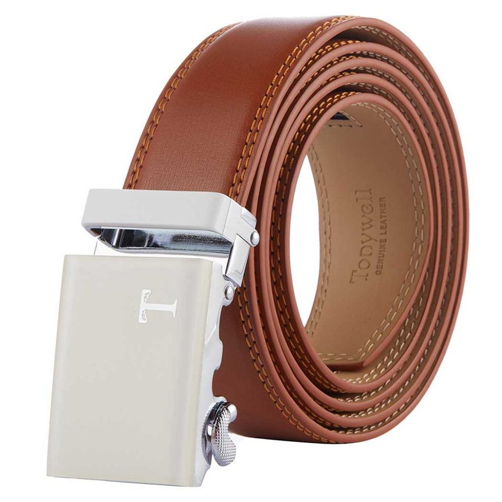 brown leather belts for men