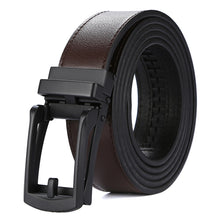 Load image into Gallery viewer, Tonywell_Click_Belt_Coffee_Belt_Black_Buckle_for_Men