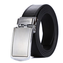 Load image into Gallery viewer, Tonywell_Distinctive_Buckle_Black_Belt_Silver_Buckle