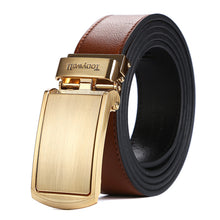 Load image into Gallery viewer, Tonywell_Distinctive_Buckle_Tan_Belt_Gold_Buckle