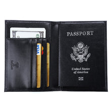 Load image into Gallery viewer, Tonywell_Passport_Cover_Black