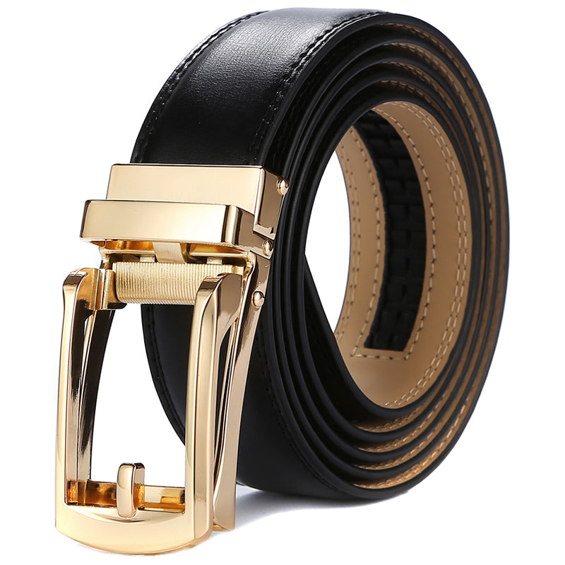 Leather Ratchet Belt for Men | Tonywell